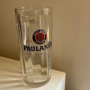 Paulaner München beer glass mug